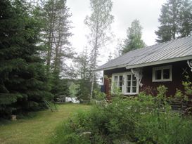 Summerhouse on a lake and river