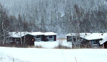 Mysig stuga mitt i Bydalen
