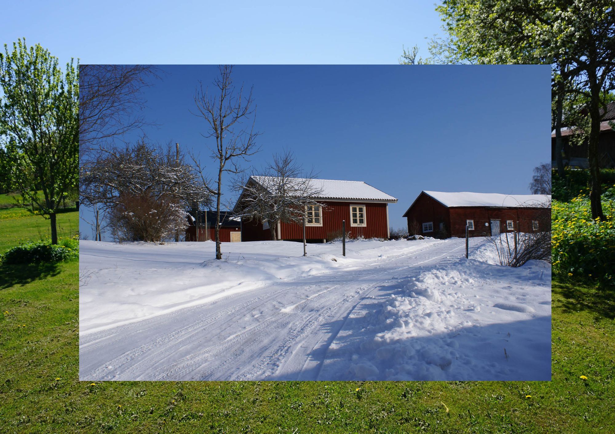 Stuga i Småland, nära Glasriket och Vimmerby.
