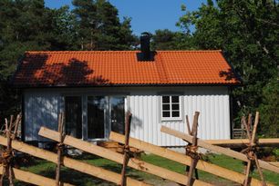 Fräscht hus nära strand och bad (Vita huset)