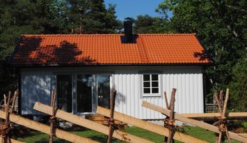 Fräscht hus nära strand och bad (Vita huset)