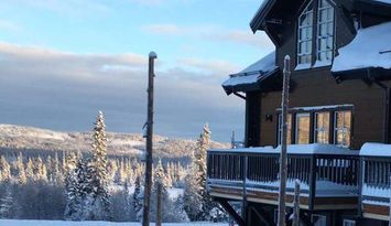 Åre Sadeln, härlig Skutvy