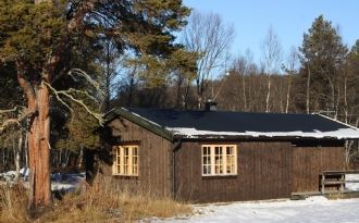 Stuga på fjällgård i Bruksvallarna, Härjedalen