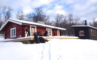 Äventyrsboende på fjället i Tänndalen