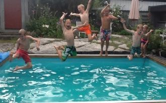 Hus vid Torreby i Bohuslän, Gullmarsfjorden