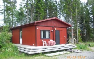Kleines Haus auf Bauernhof