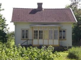 Oldfashioned house Kalvhagen on Orust Island
