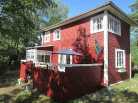 Altmodisches Ferienhaus an schwedischen Südküste