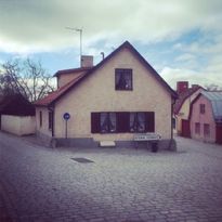 Hus innanför ringmuren