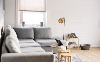 Modern stuga sjö/fjäll utsikt i Lofsdalen (båt)