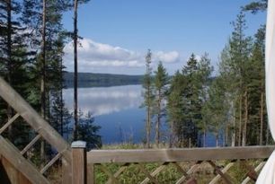 Vid sjön Lelång med panoramautsikt