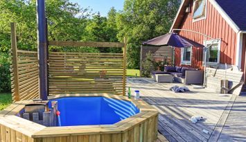 Fritidshus i Varberg vid sjö