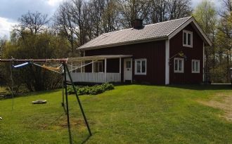 Barnvänligt med sjöutsikt nära Ullared