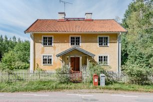 Historical stone house in Brevens Bruk