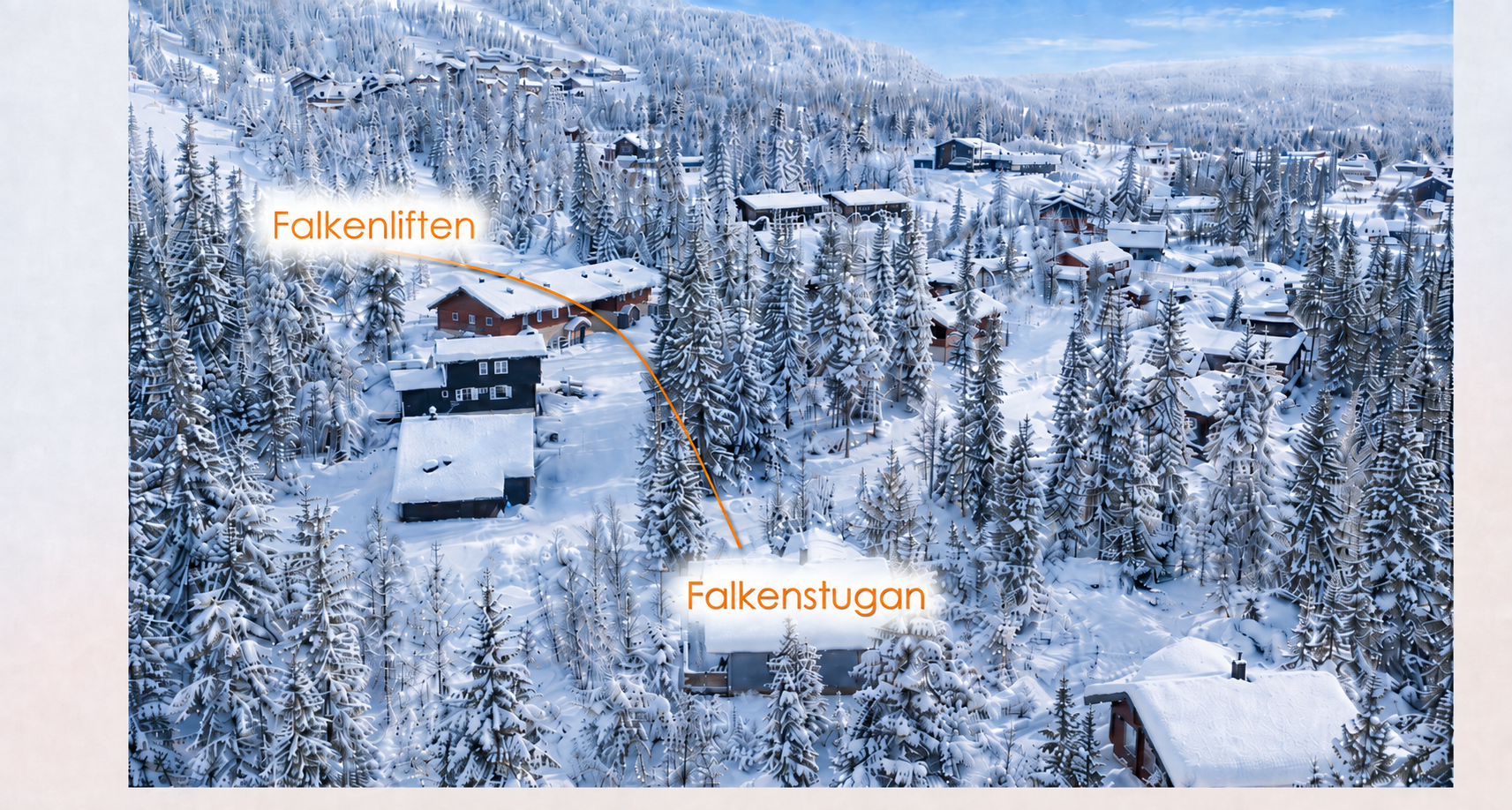 Falkenstugan – Ski-in, bastu & 150 m till lift – bild 4 av 16
