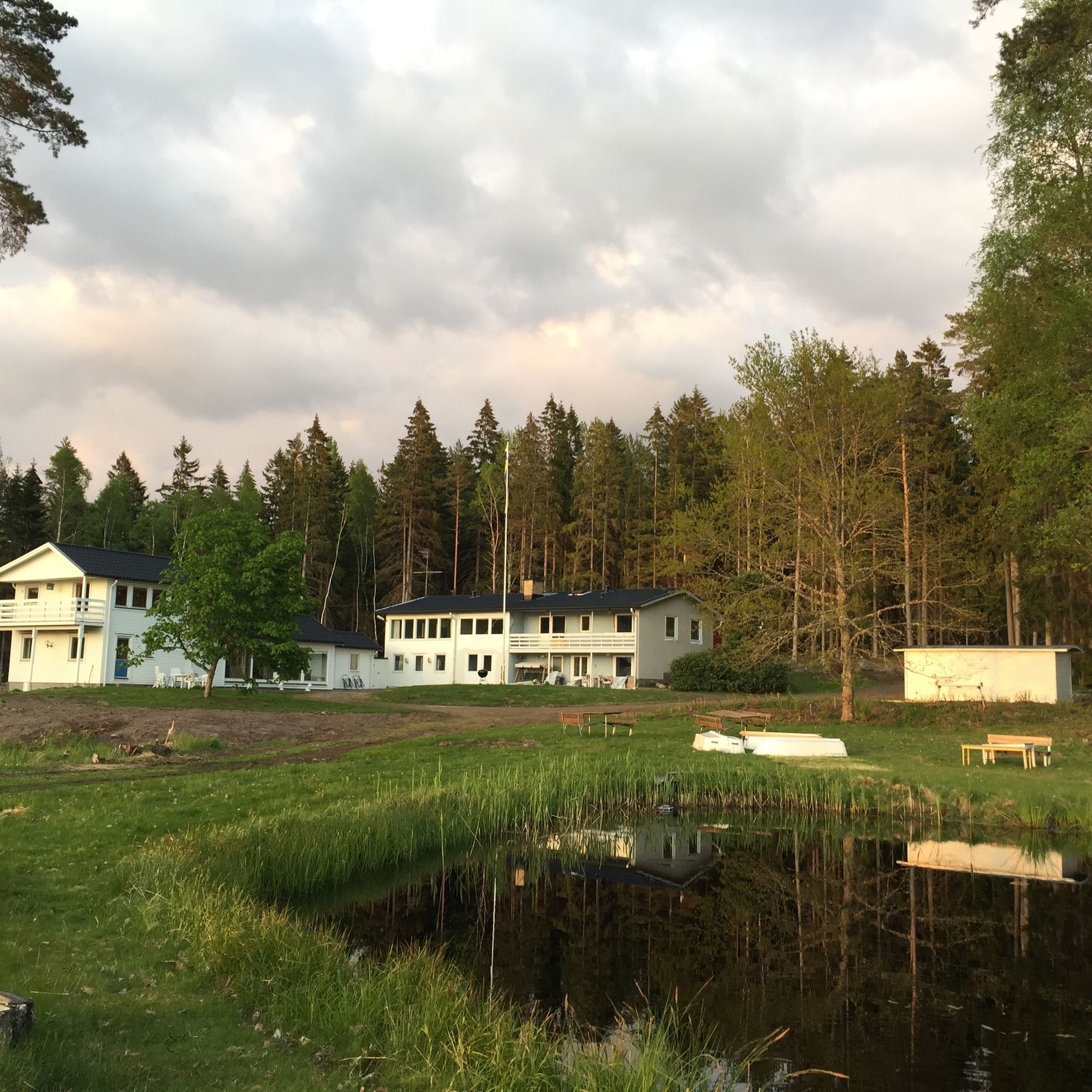 Villa Ekenäs vid Vänerns strand, Otterbäcken.