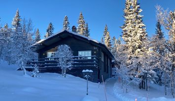 Fjällstuga centralt i Storhogna med vacker utsikt