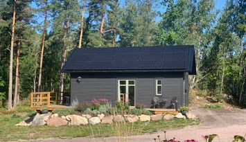 Nybyggt gästhus i fina Lunger!