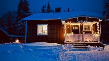 Hus nära Abborrträsk, Arvidsjaur, Glommersträsk