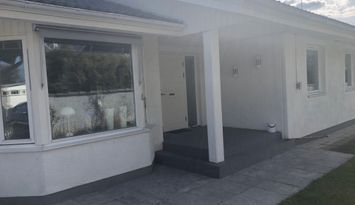 Strandnära hus i Halmstad