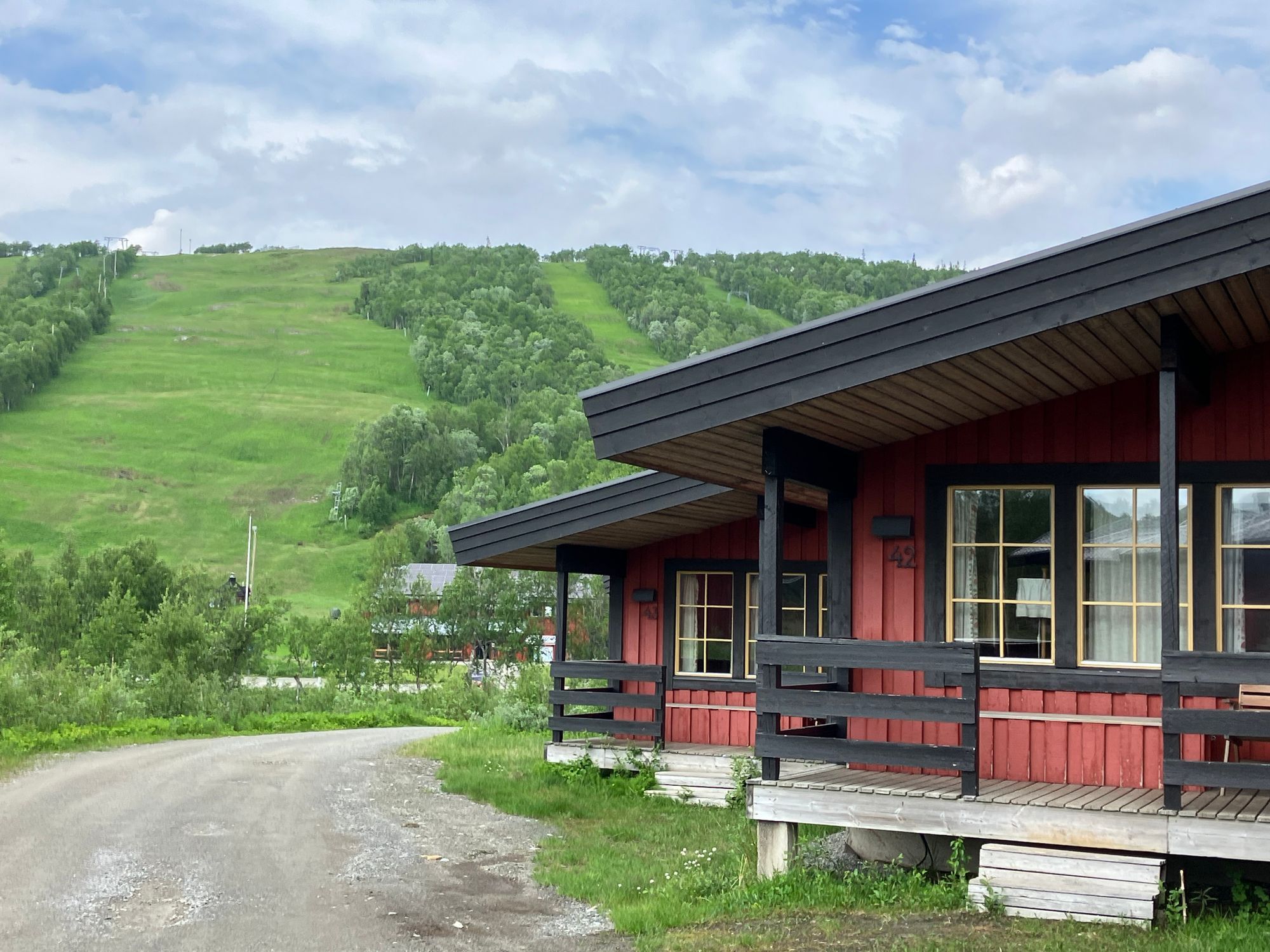 Fjällstuga Storlien vinter, sommar, höst