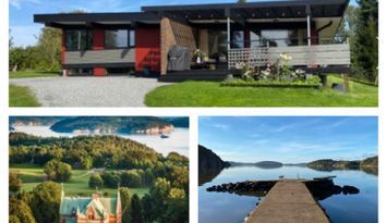 Familjevänlig villa nära badstrand & golfbana