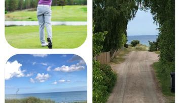 Hus i underbara Beddingestrand