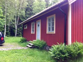 Cottage, Orust, Bohuslän, in forest, near the sea