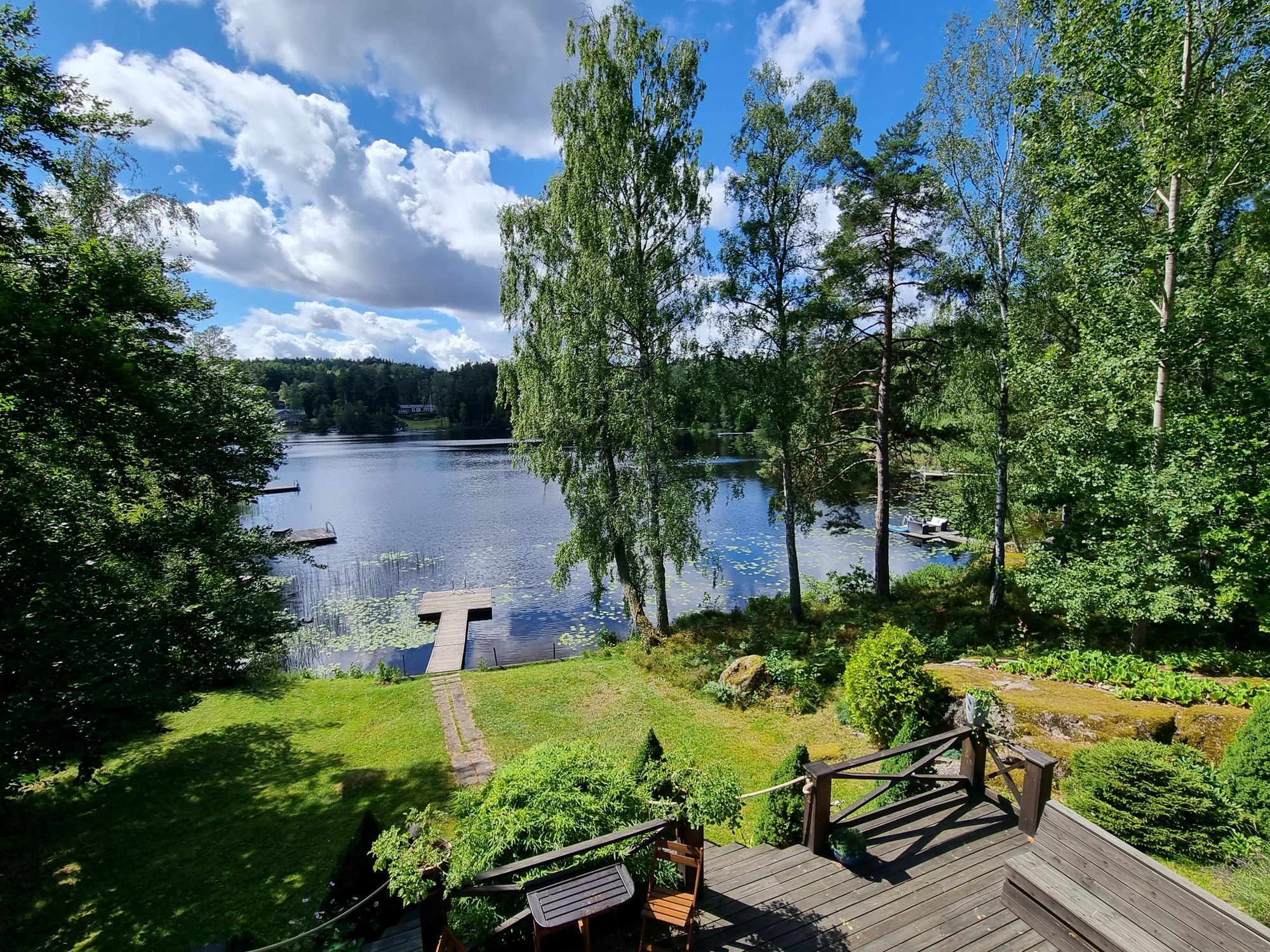 Mysig stor Villa med egen brygga vid sjö och natur – bild 3 av 24
