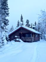 Fjällstuga i natursköna Skärkdalen