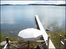 Privat paradis ö i Stocholmsskärgård