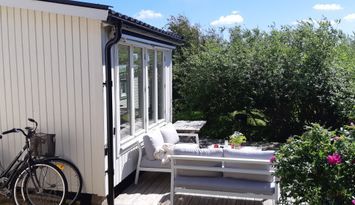 Badhytt vid havet, Skrea strand