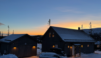 Fjällhus i Storhogna