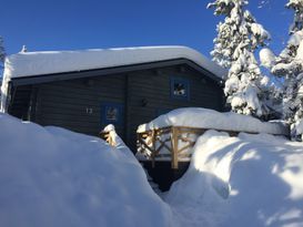 Gemytlig stuga med laddare nära Högfjällshotellet