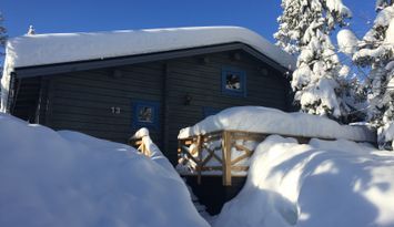 Gemytlig stuga med laddare nära Högfjällshotellet