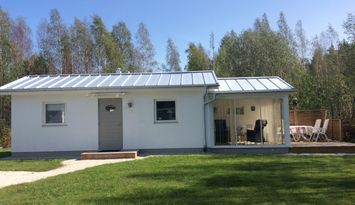 Gästhus, som nytt, i Björkhaga, Gotland uthyres .