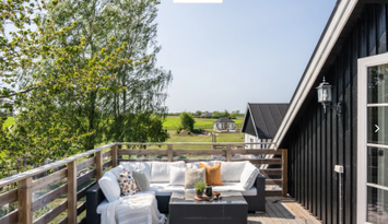 Nybyggd lägenhet på landet