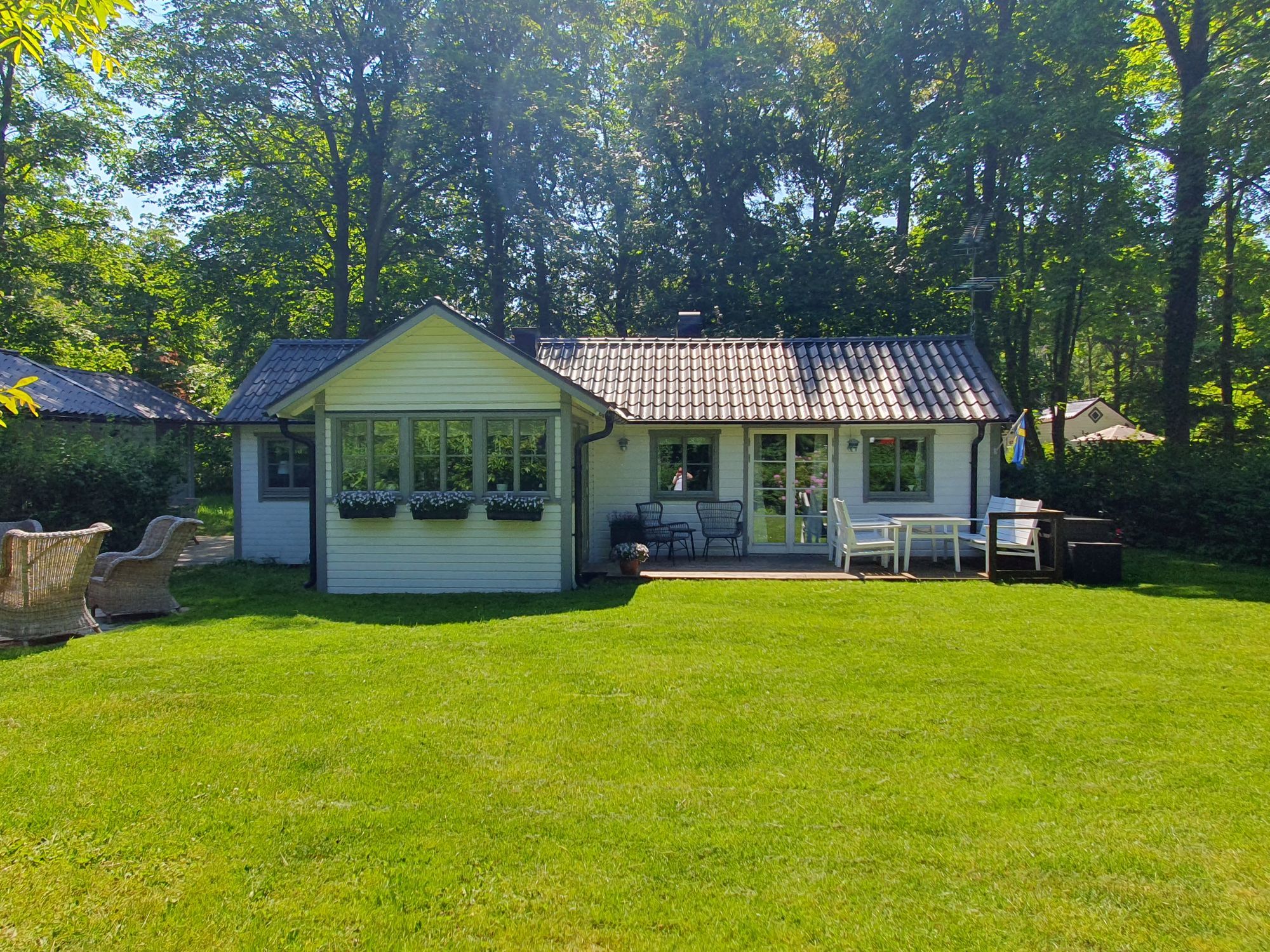 Mysig stuga i Ystad Sandskog