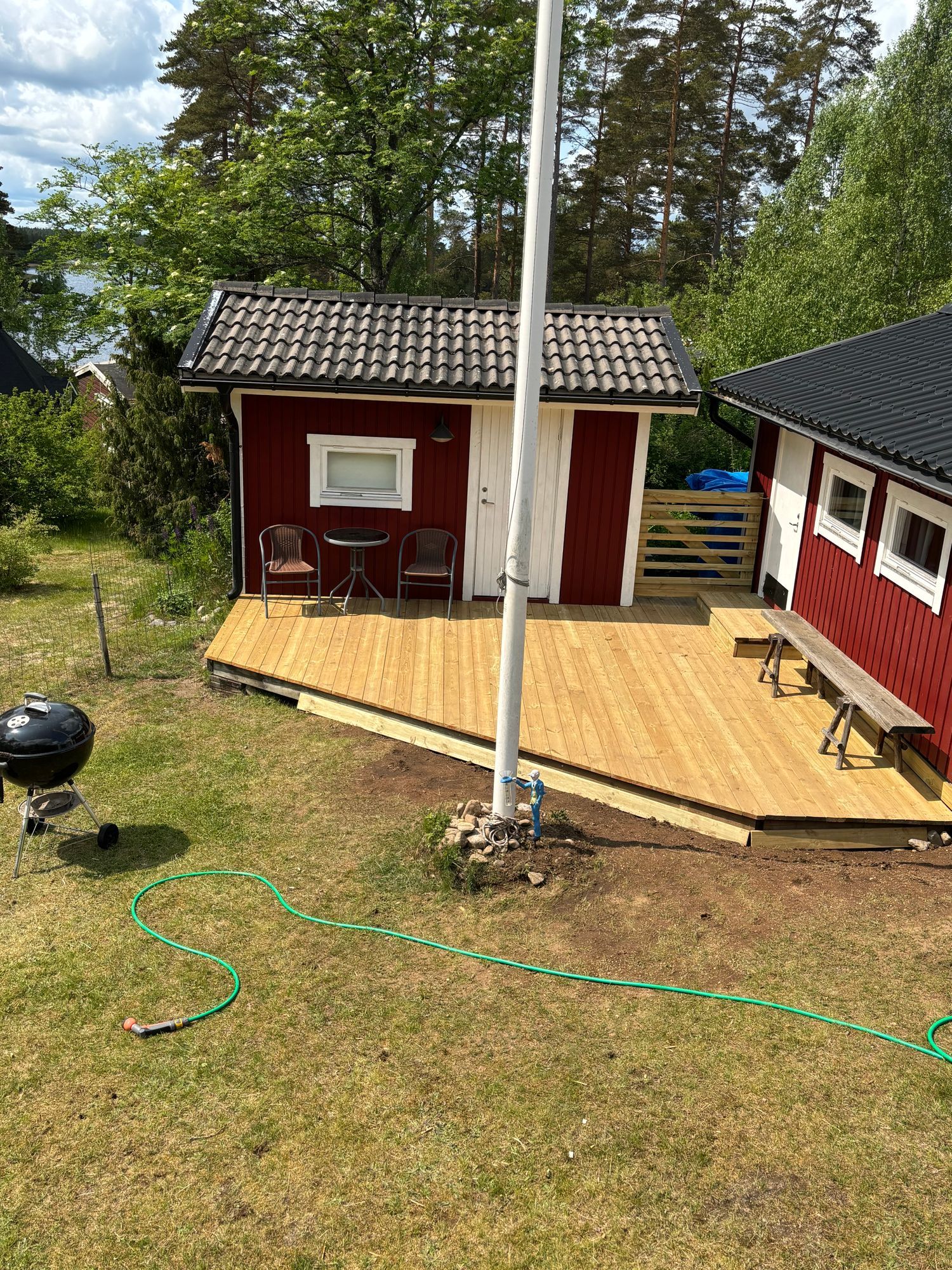 sommarstuga  I lugnt sommarstuge-område – bild 16 av 17