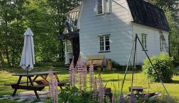 Stuga vid skogskanten i Hamra, Orsa Finnmark