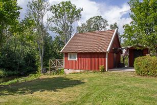 Cabin beside Emån river in Småland