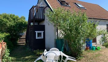 Visby, 4 bäddar, övervåning på gårdshus