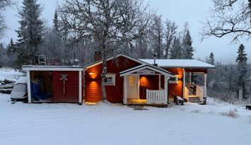 Trevlig stuga i lugnt område med härlig utsikt.