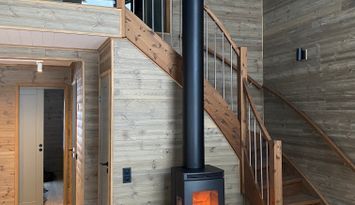Modern och välutrustad stuga i härliga Bydalen