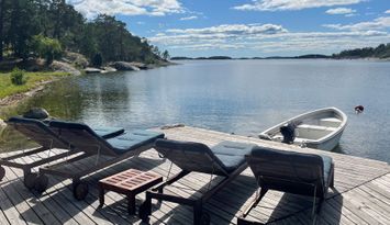 Strandfastighet med fina umgängesytor i skärgården