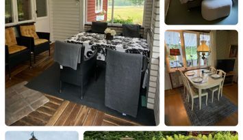 Bo med panoramavy över Bolmen - Kajak ingår