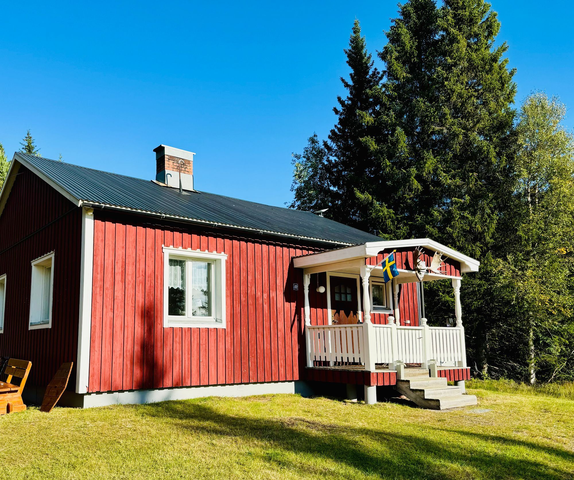 Hus nära Abborrträsk, Arvidsjaur, Glommersträsk