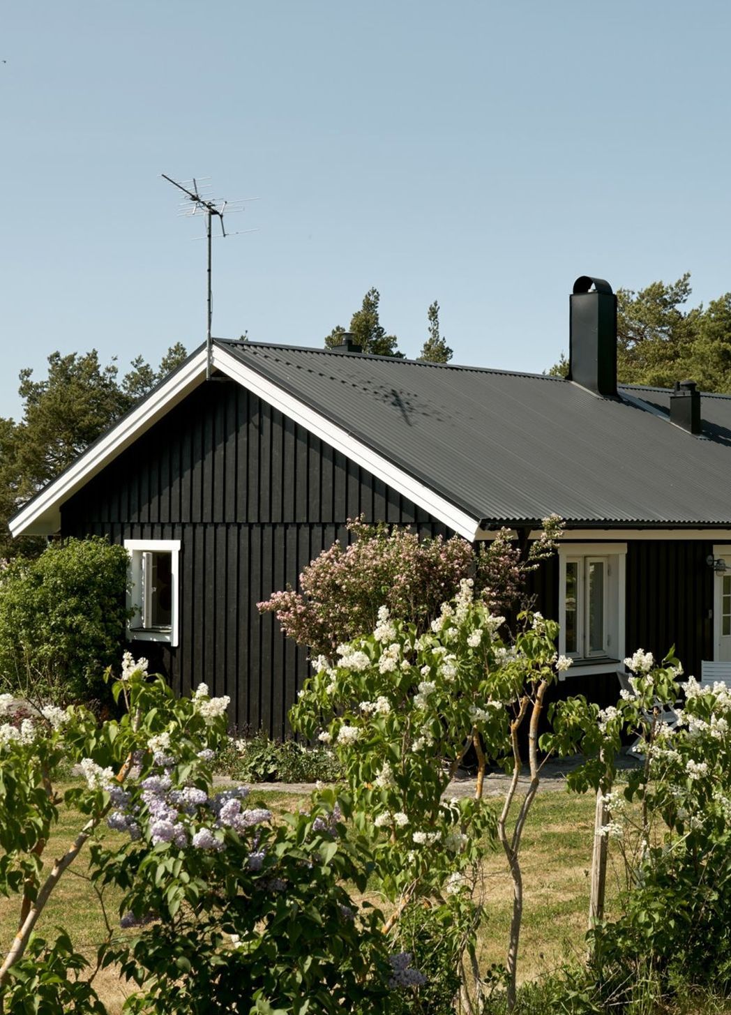 Salthamn, Ängshuset med magisk solnedgång i havet