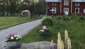 Stuga med plats för stor familj.
