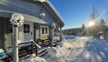 Genuine fjällstuga m öppenspis & bastu